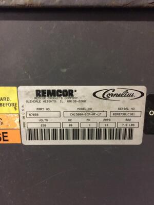 REMCOR CH1500A-2CP-AF-LF Accessories, Chillers | Edge Machine Tools, Inc