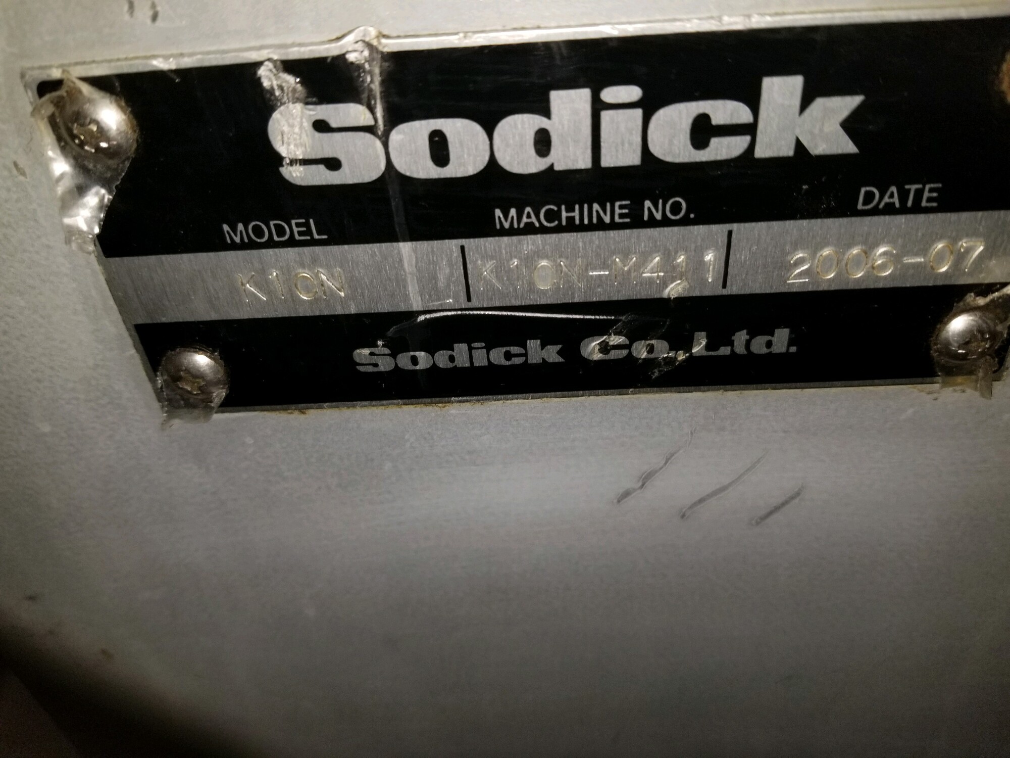 2006 SODICK K1CN EDM, EDM Hole Drill | Edge Machine Tools, Inc